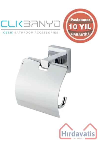 ÇELİK BANYO Paslanmaz Pirinç Tamay Geni? Kapaklı Kağıtlık ürün görseli 1