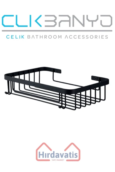 ÇELİK BANYO Tekli Metal Taci 23x15 Sabunluk Şampuanlık Ve Köşe Süngerlik ürün görseli 1