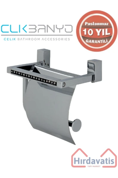 ÇELİK BANYO Paslanmaz Pirinç Swwor Geniş Kağıtlık ürün görseli 1