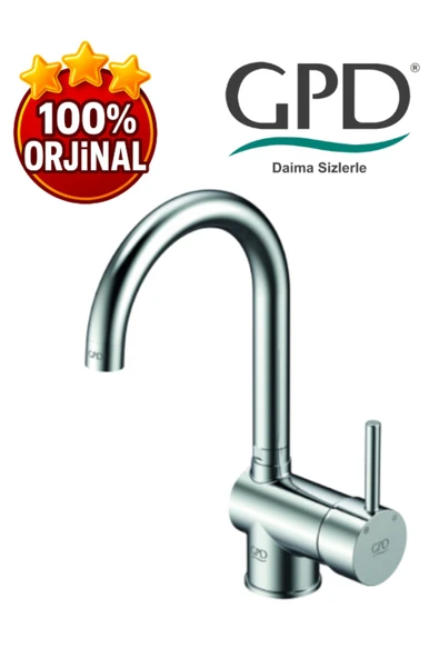 GPD MTL70 Espina Tek Gövde Krom Lavabo Bataryası ürün görseli 1