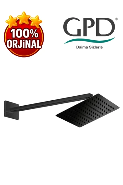 GPD ADS27-S Ankastre Duş Başlığı (Duvardan_200X200) ürün görseli 1