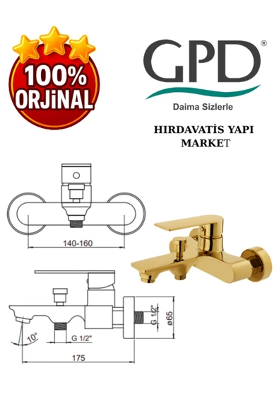GPD Provido MBB155-A Banyo Bataryası - Resim 3