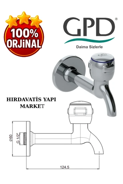 GPD UMS30 Uzun Musluk - Resim 3