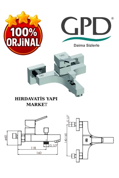 GPD Tulio MBB135 Banyo Bataryası - Resim 3