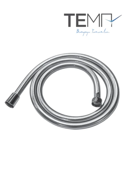 HIRDAVATİS YAPI MARKET Tema Silver Duş Spirali Pvc Duş Spiral Hortum Dönerli ürün görseli 1
