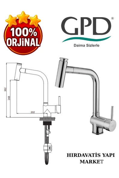 GPD Espina MES71 Spiralli Eviye Bataryası - Resim 3