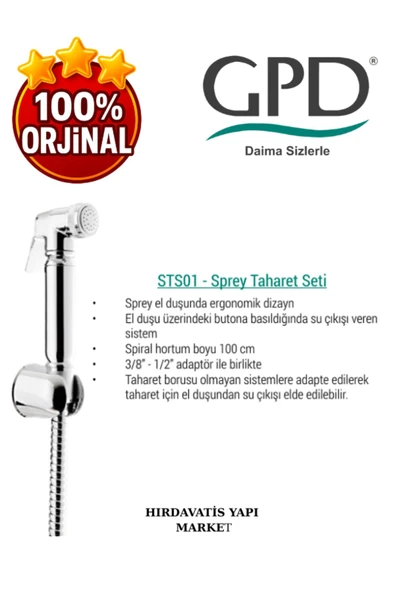 GPD STS01 Sprey Taharet Seti - Resim 4