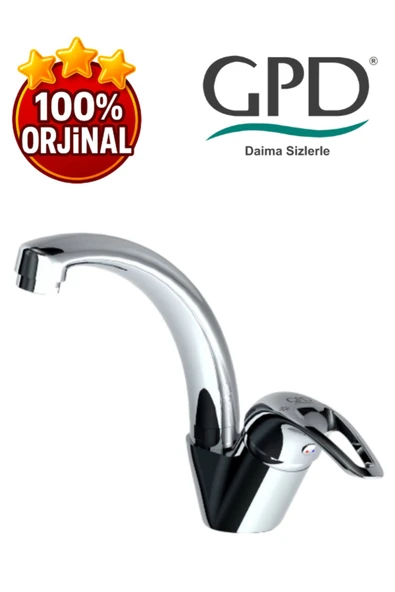 GPD Adrio MTT120 Tek Su Girişli Tek Gövde Lavabo Bataryası ürün görseli 1
