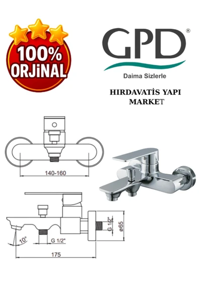 GPD Provido MBB155 Banyo Bataryası - Resim 3