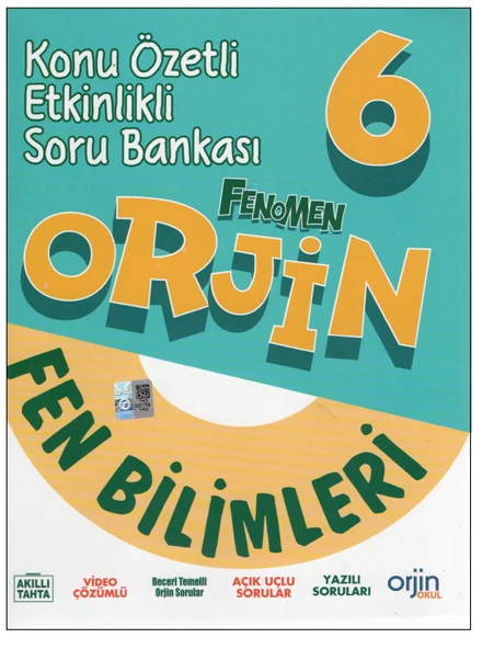 Orjin 6.Sınıf Fen Bilimleri ürün görseli 1
