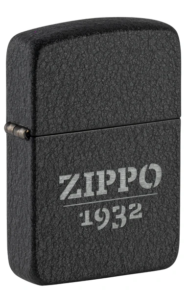 Zippo 1932 Replica Black Crackle Dizayn Çakmak ürün görseli 1