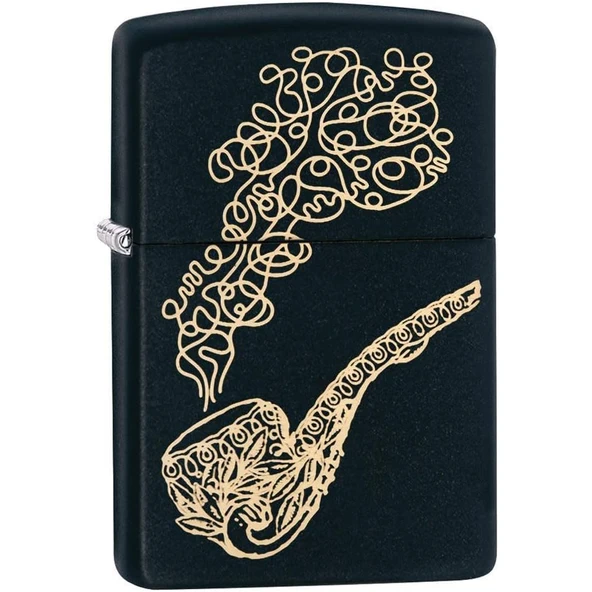 Zippo Lazer Pipo Gravür İşleme Pipo Çakmağı ürün görseli 1