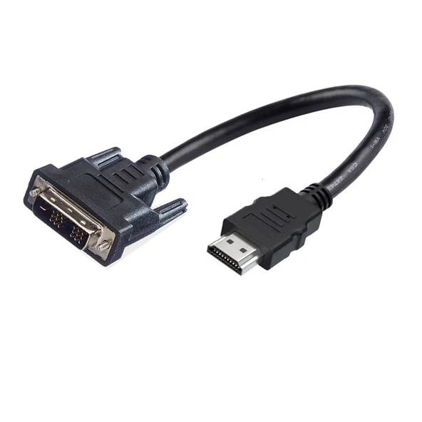 Hdmi to DVI 18+1 çevirici kablo hdmı-dvı18+1 çevirici 20cm kablo ürün görseli 1