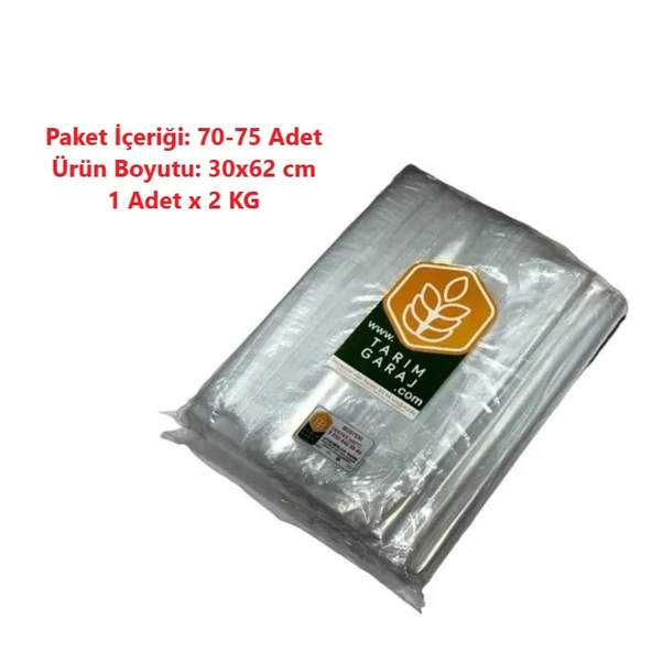 Çerçeve Çıta Bal Poşeti-Naylonu 30x62 cm-2 Kg ürün görseli 1