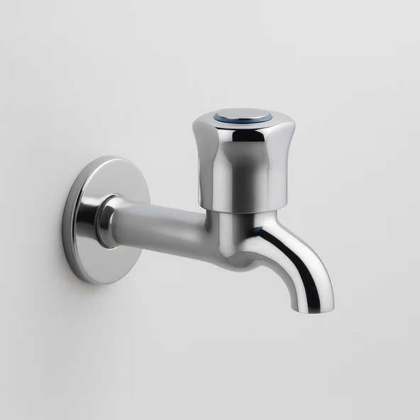 Klasik Uzun Musluk Pirinç Gövde Sızdırmaz Metal Dayanıklı Lavabo Musluğu Krom Paslanmaz Çeşme ürün görseli 1