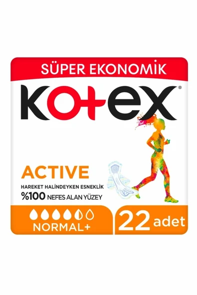 Kotex Active Normal 22 Adet ürün görseli 1