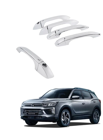 SsangYong Korando 2019 ve Sonrası Kapı Kolu ABS Kromu OEM (Made in Korea) ürün görseli 1