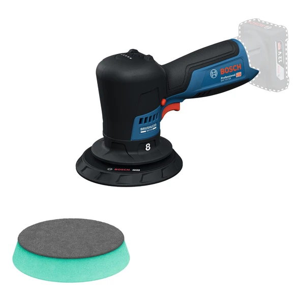 Bosch GPX 12V-125 Köşeli Polisaj Makinesi Solo ürün görseli 1