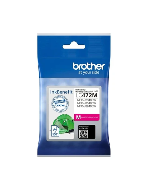Brother LC472M Magenta Kırmızı 550 Sayfa Kartuş MFC-J2340-J3540-J3940 ürün görseli 1