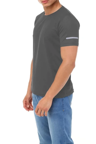 Ghassy Co Erkek Nem Emici Hızlı Kuruma Atletik Teknik Performans T-shirt ürün görseli 1