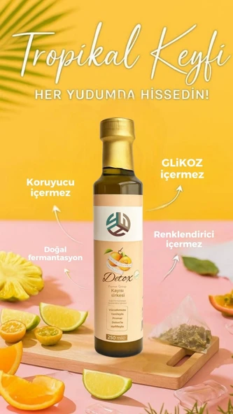 PROMAR DETOX KAYISI SİRKESİ 250 ML ürün görseli 1