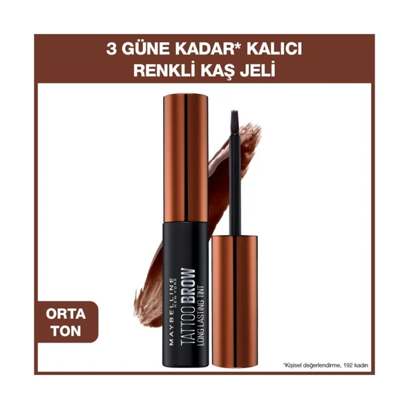 Maybelline New York Tattoo Brow Geçici Kaş Dövmesi - Orta Ton ürün görseli 1
