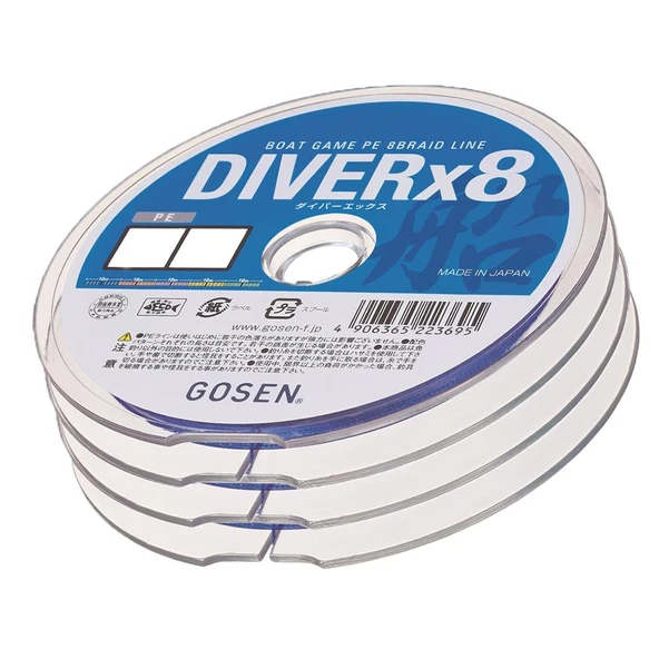 Gosen Diver Bot Game 8 Örgü 300m Multicolor İp Misina - 30PE 260lb ürün görseli 1
