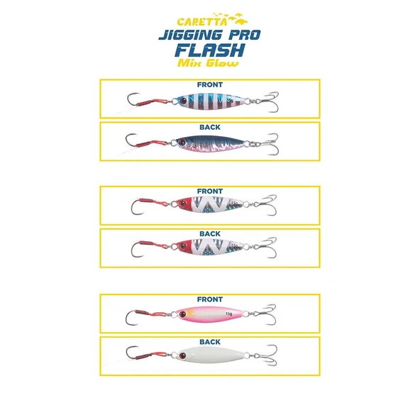 Caretta Jigging Pro Flash Mix Glow Jig Yem ürün görseli 1