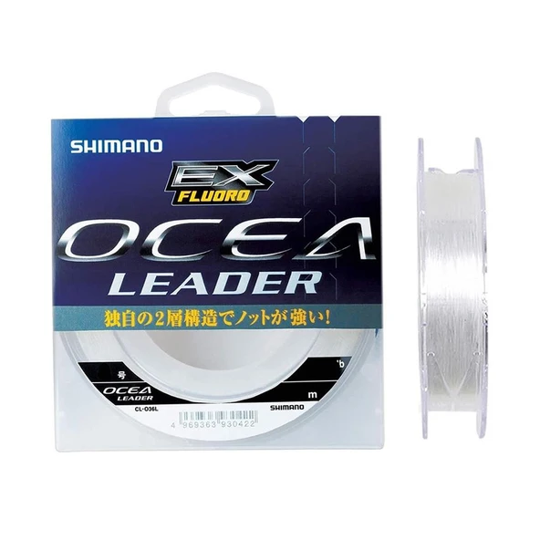 Shimano Ocea EX Fluoro Leader 50m Misina - Resim 2