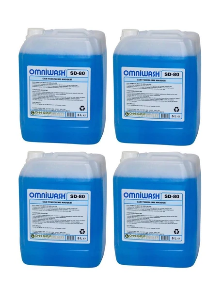 Omniwash SD-80 Cam Temizleyici Sıvı 4 x 5000ml ürün görseli 1
