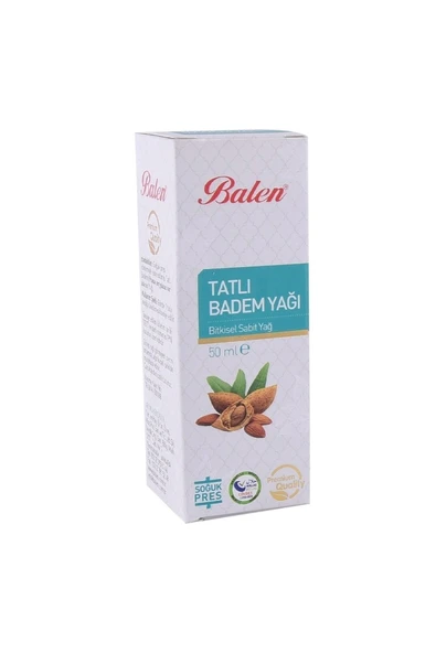 Balen Tatlı Badem Yağı Soğuk Pres 50 ml ürün görseli 1