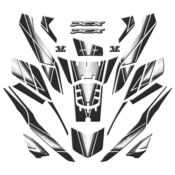 HONDA PCX 2025 UYUMLU TANK PAD SET 002 ürün görseli 1