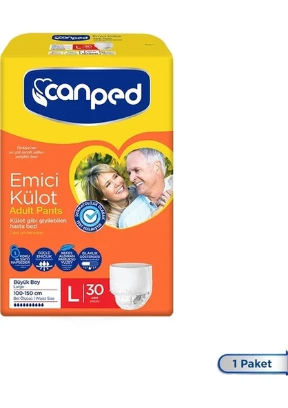 Canped Emici Külot Large 30'lu Paket ürün görseli 1