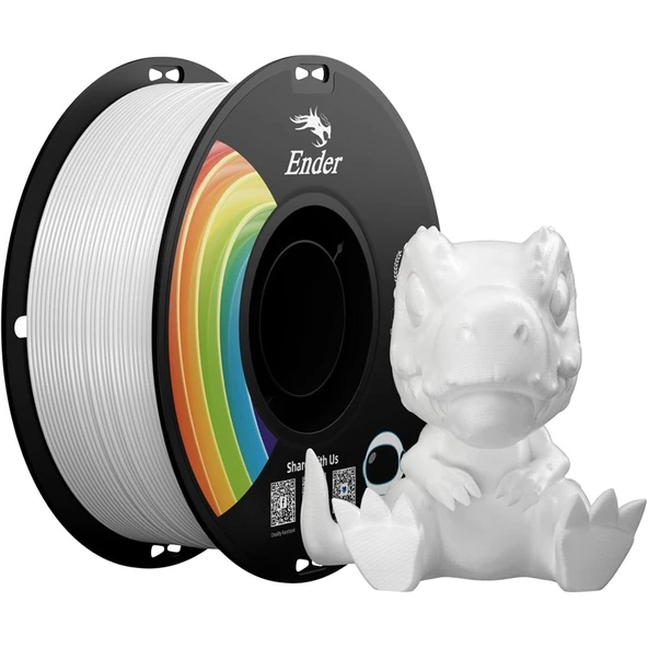 Creality Ender Pla+ Filament Beyaz 1.75mm 1kg ürün görseli 1