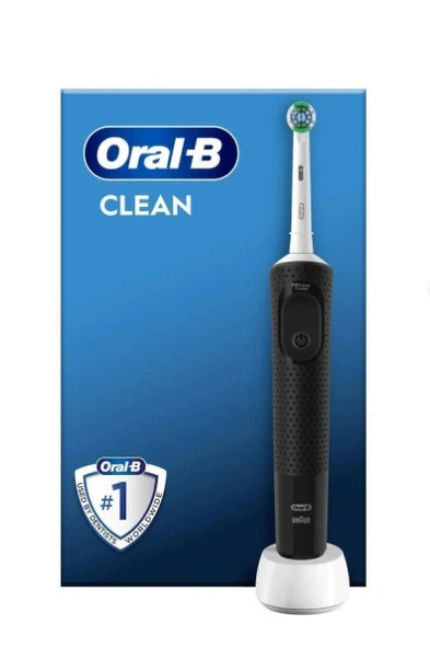 Oral-B D103 Clean Cross Actıon Şarjlı Dış Fırçası - Sıyah ürün görseli 1