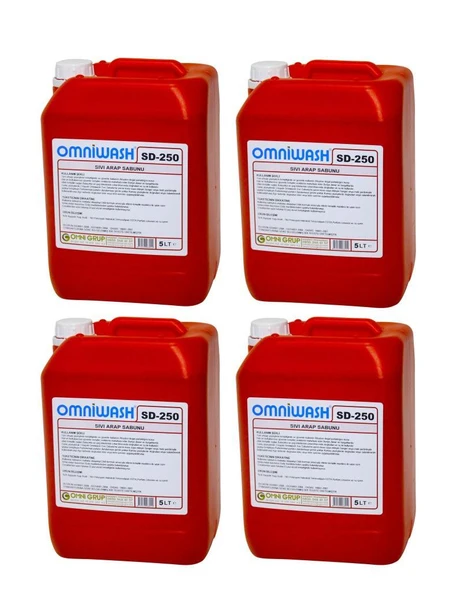 Omniwash SD-250 Sıvı Arap Sabunu 4 x 5000ml ürün görseli 1
