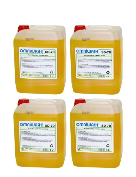 Omniwash SD-70 Elde Bulaşık Yıkama Deterjanı 4 x 5000ml ürün görseli 1