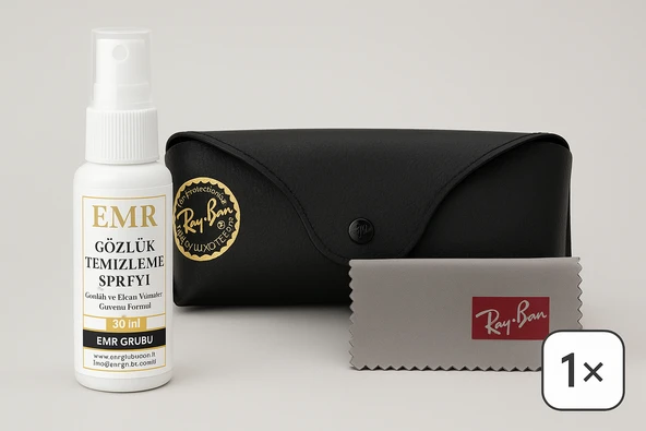 Ray-Ban Orijinal Siyah Gözlük Kılıfı ürün görseli 1