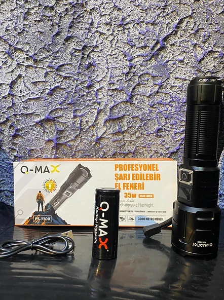 Q-MAX PS-3300 Profesyonel El Feneri ürün görseli 1