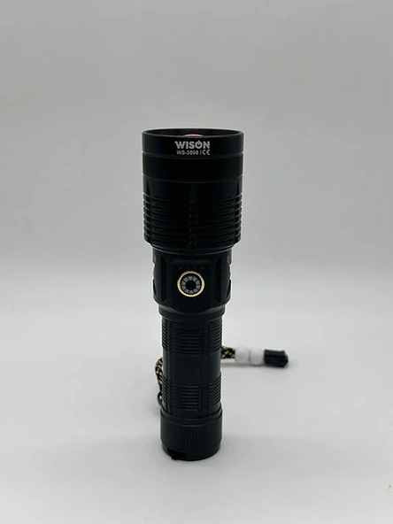 Wison WS-3898 Uzun Menzilli Profesyonel El Feneri 6 Saat Çalışma Süresi ürün görseli 1