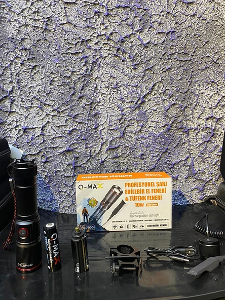 Q-MAX PS-3000 Profesyonel El Feneri ürün görseli 1