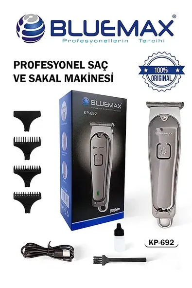 Bluemax KP-692 Saç Sakal Vücut Tek Başlıklı Islak Kuru Tıraş Makinesi ürün görseli 1