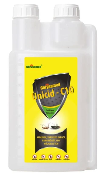 CHRYSAMED UNICID-C10 HAŞERE İLACI KONSANTRE ÜRÜN - 1 LT ÖLÇEKLİ ürün görseli 1