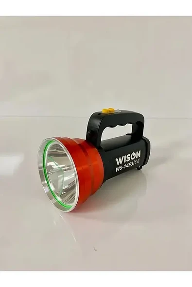 WISON WS -1453 Uzun Menzilli Şarjlı Lazer Işıklı El Feneri ürün görseli 1