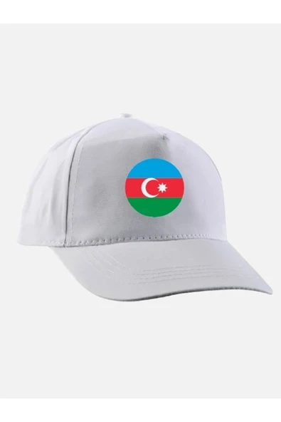 Özcan Tasarım Azerbaycan Baskılı Şapka - Azerbaycan Bayraklı Şapka ürün görseli 1
