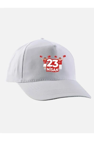 Özcan Tasarım 23 Nisan Baskılı Şapka - 23 Nisan Şapkası ürün görseli 1