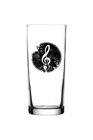 Özcan Tasarım Nota Baskılı Rakı Bardağı - Müzik Model Rakı Bardağı ürün görseli 1