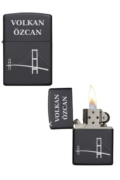 Özcan Tasarım Kişiye Özel İstanbul Model Metal Çakmak ürün görseli 1