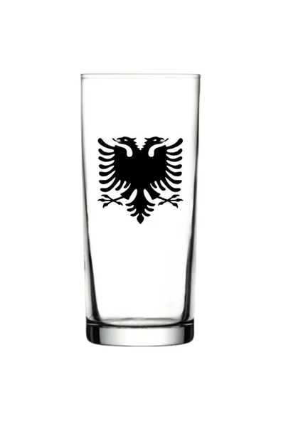 Özcan Tasarım Çift Başlı Kartal Baskılı Rakı Bardağı - Çift Başlı Kartallı Rakı Bardağı ürün görseli 1