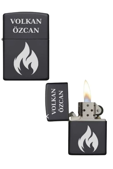Özcan Tasarım Kişiye Özel Ateş Baskılı Metal Çakmak ürün görseli 1